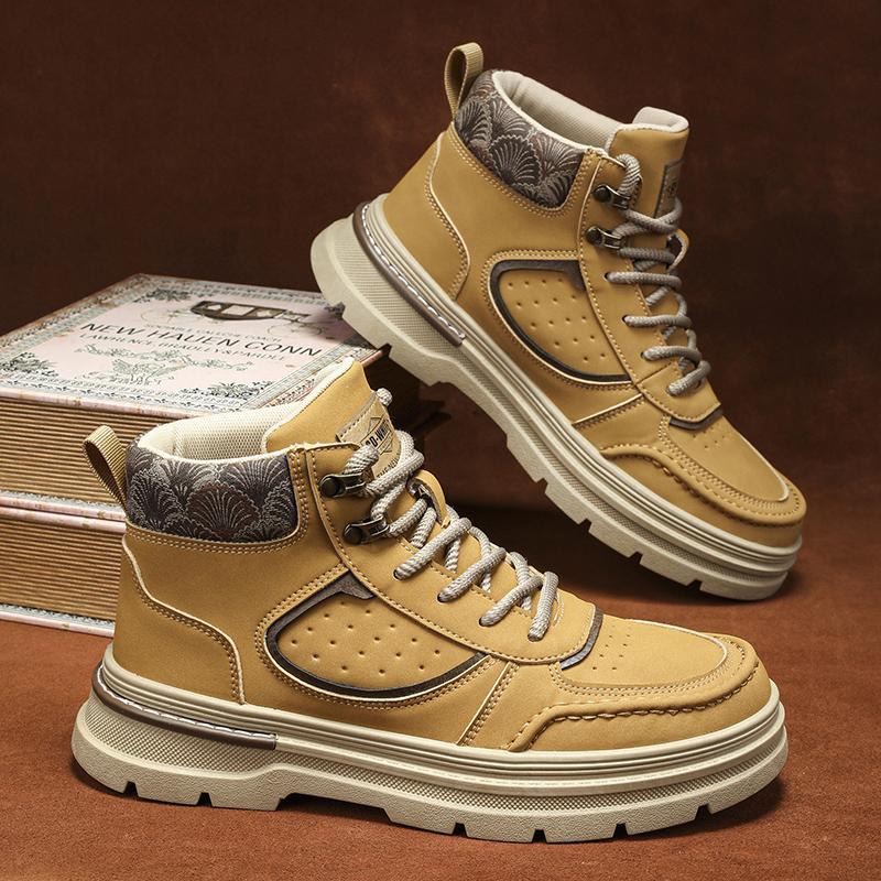 

Ankle Boots High Non-Slip Casual Sneaker Casual Shoes Loafers Soft and Comfortable Sports and Leisure Wear-resistant Shoes Men 44