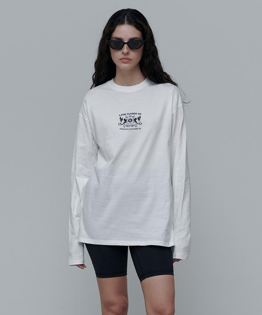 Aenitaimlolig Rose Dyeing Long Sleeve-White
