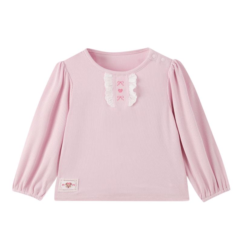 PawinPaw Girls Cartoon Bear Long-Sleeve T-Shirt 90
