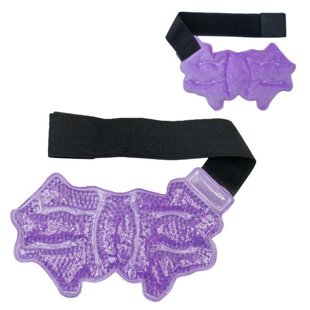 Hot Cold Gel Sports Foot Ice Pack Reusable Gel Ankle Wrap Soft Ankle Ice Pack  Injuries Recovery фиолетовый