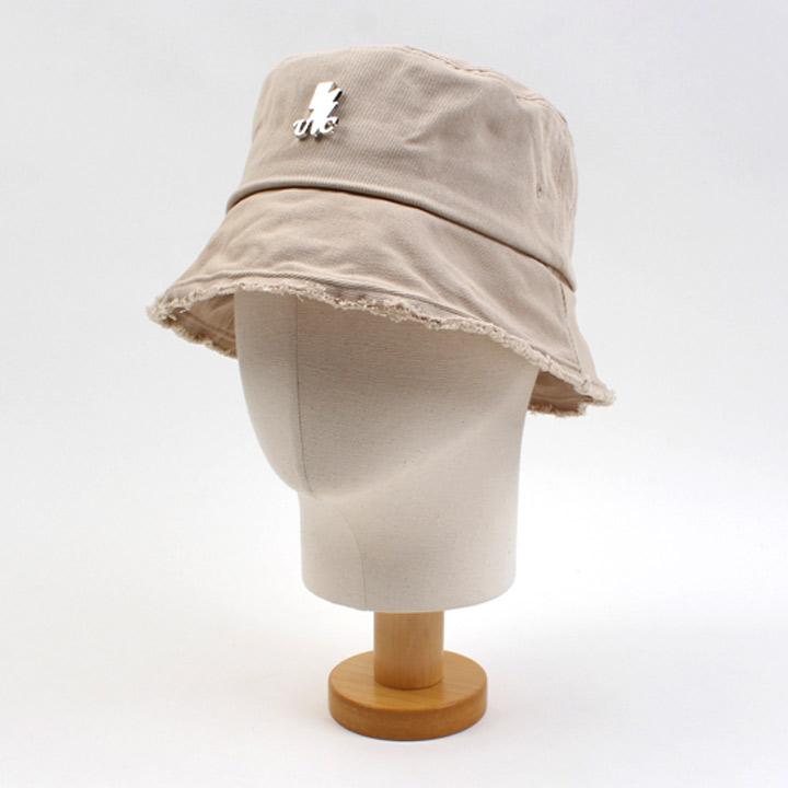 Yunibeosyeolkemiseuteuli Beige Vintage Kurzer Fischerhut