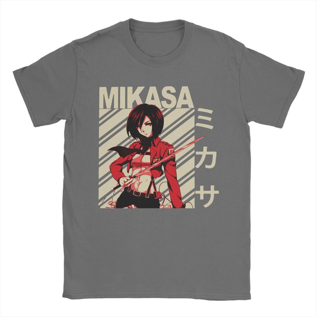 Attack On Titan T-Shirts for Men AOT Shingeki No Kyojin Anime  Pure Cotton Tees Crewneck Short Sleeve T Shirts Gift Idea Clothes