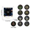 Acrylic Fridge Magnet Programmable Refrigerator Sticker Night Light  Family Friends
