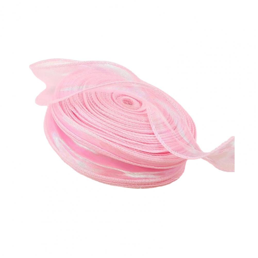 High-quality Tulle Ribbon Luxury Gift Ribbon Iridescent Tulle Ribbon Roll for Wedding Invitations Floral for Bouquet for Parties