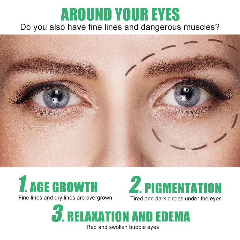 Pressed Eye Cream 50ml Mooth Delicate Radiant and Translucent Rapid Absorption of Skin Retinol Anti Aging Serum