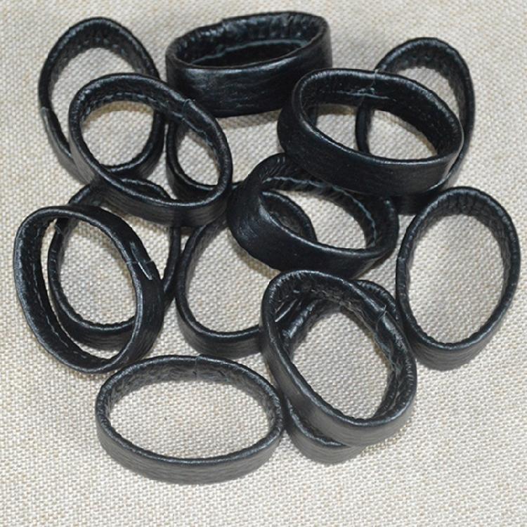 Grains Leather Belt Clip Sophisticated Cowhides Leather Belt Rings Belt Clip Keeper for Professional Attires