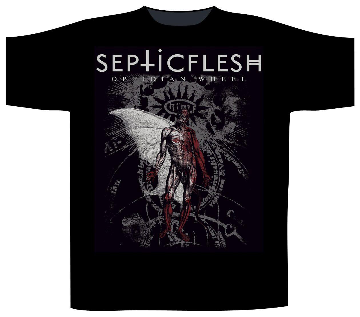 Septic Flesh Ophidian Wheel Shirt S M L XL XXL Official T-Shirt Tshirt New XXL