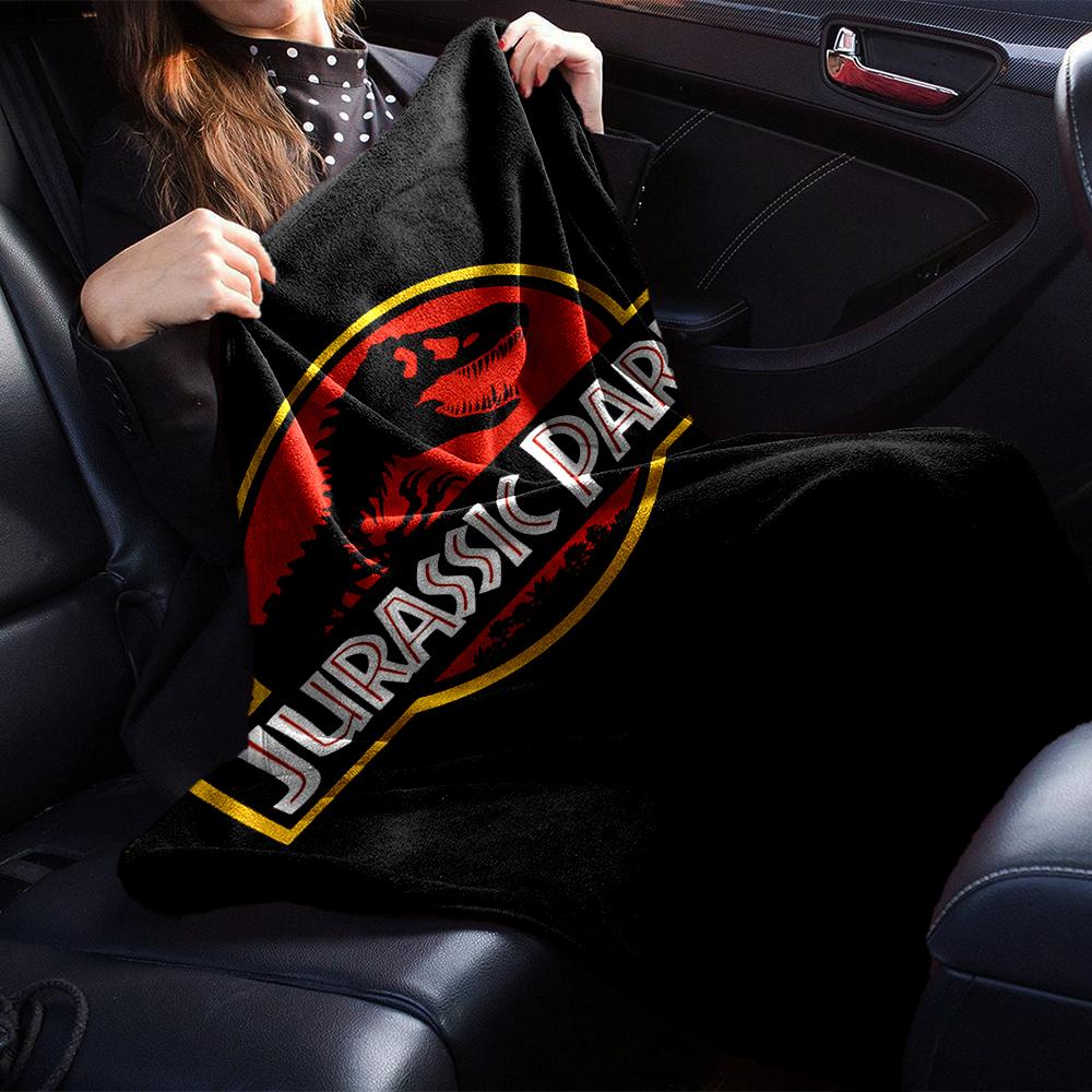 Jurassic Park Adventure Blanket Soft Throw Blanket For Home Bedroom Bed Sofa Travel Office Solid Christmas Blanket