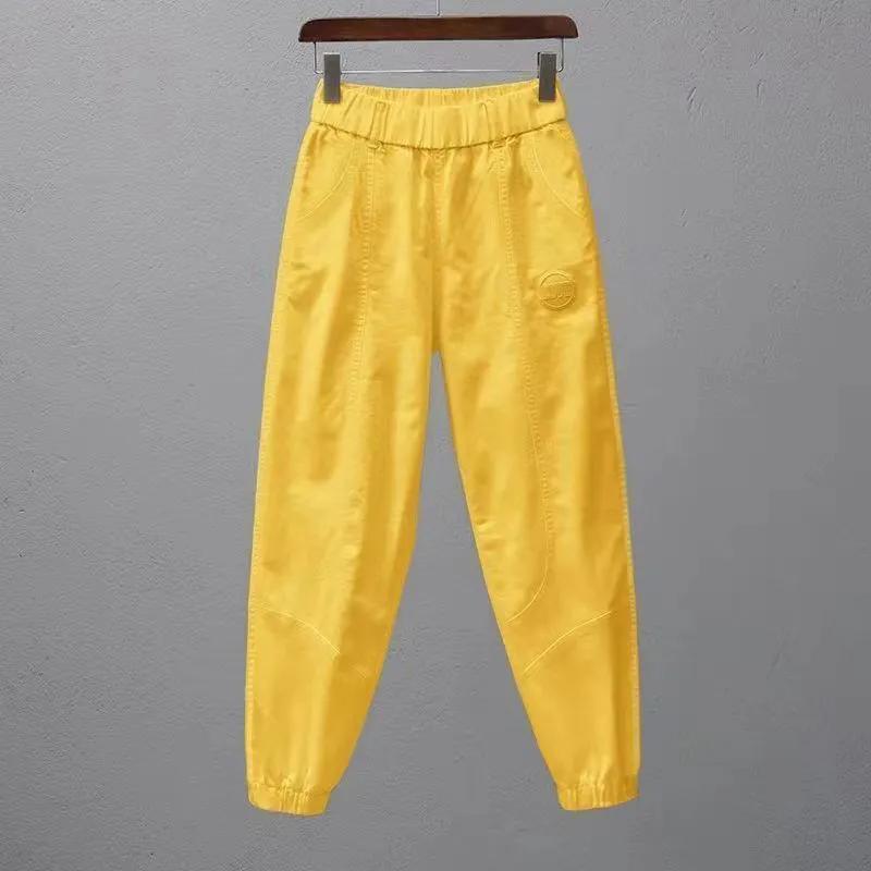 Women's Harlem Pants Elastic Waist Sport Pants Perfect for Spring and Autumn Plus Size Slimming Women's Long Pants