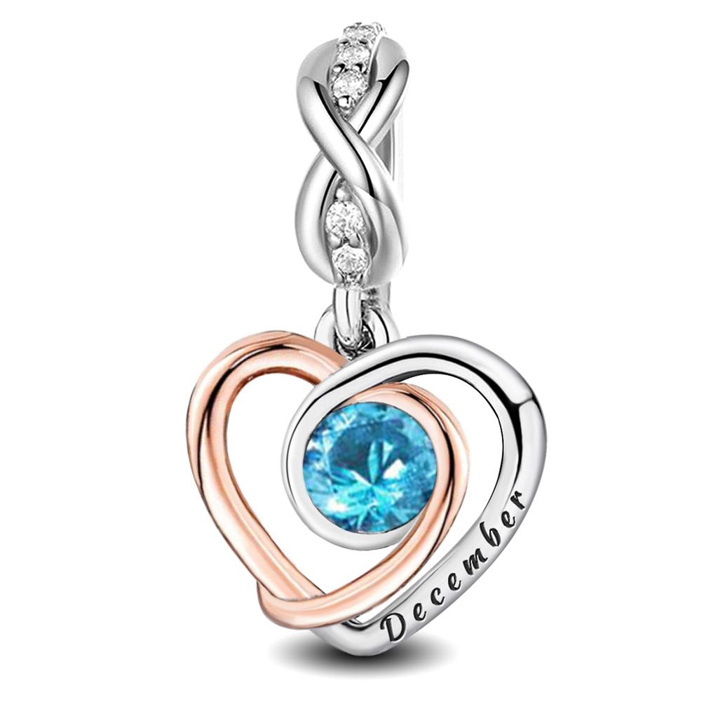 Copper Sweet Romantic Love Heart Month Pendant Fit Diy Bracelet Bangle Making Gift Of Fashion High Quality Jewelry