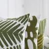 3D Embroidered Sofa Cushion Cover Homestay Pastoral Plant Pillow Cover Home  Pillow Case 45x45