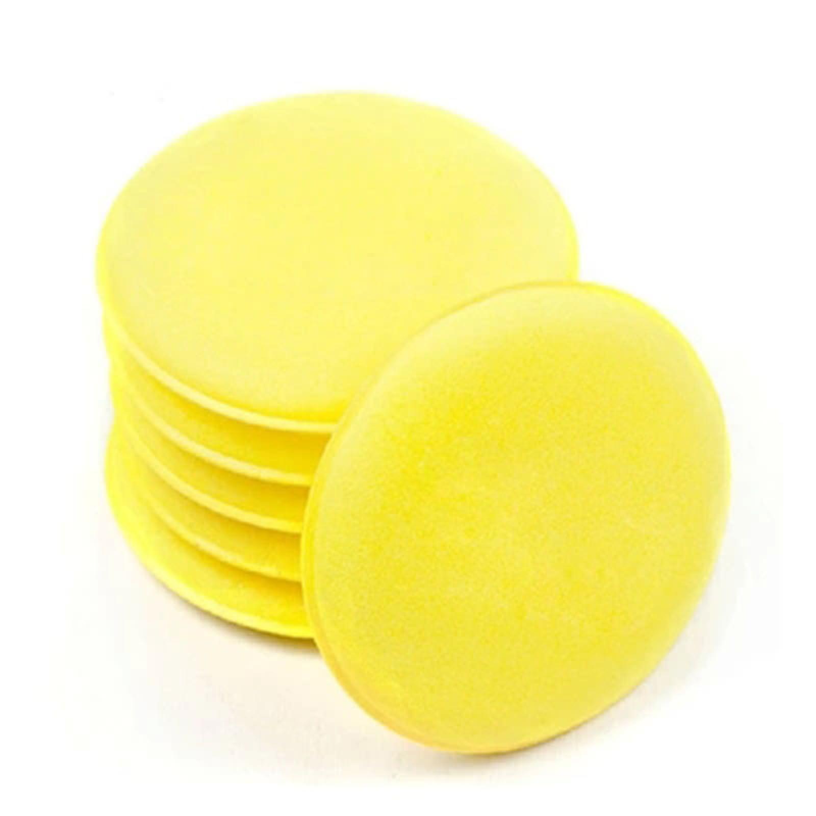 

Car Wash Sponge Sponge Buff Car Wash Polishing Pad 10cm Diameter: 10cm, thickness: 1.5cm жёлтый