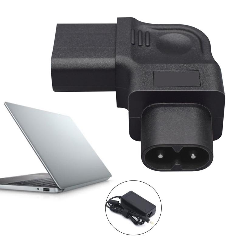 PDU Power Cable Adapter IEC320 C8 to C13 Figure 8 Male to Female IEC Right Angle Female Socket for Electronics