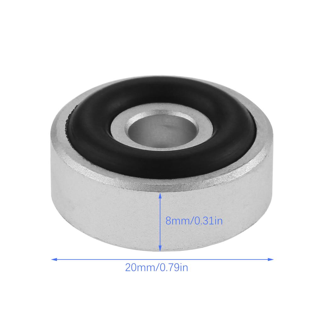 4Pcs Cutting Board Feet with Non Slip Pads Board Feet Legs with Silicone Rubber and Screws Kit for Kitchen Unfinished Cutting
