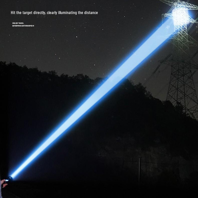 Rechargeable Mini LED Flashlight - Super Bright, Long-Range, Portable, Durable for Outdoor and Household Use