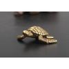 Brass Turtle Statue Desktop Ornaments Vintage Copper Tortoise Miniatures Figurines Toy Model Home Decorations Accessories