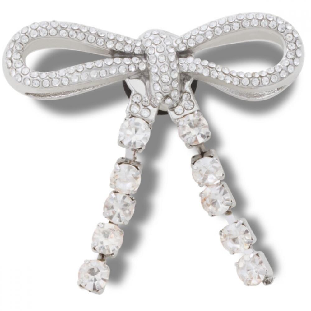 

Crocs Silver Jam Bow Gibitz Pack FREE