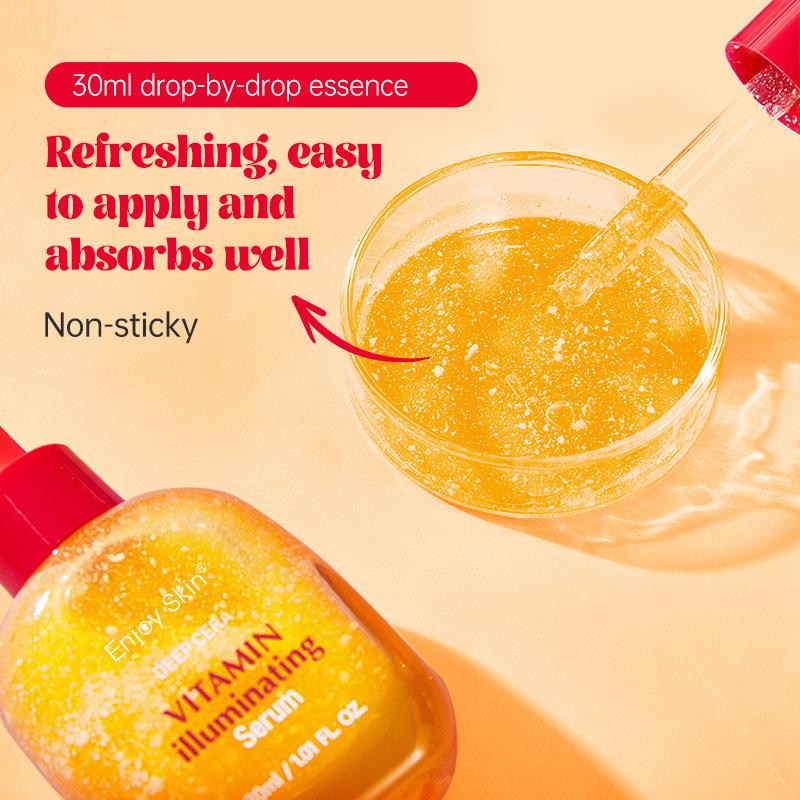 Vitamin C Brightening Serum with Niacinamide Ceramide Repair Hydrating Moisturizing Face Serum 