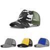 Cl761-1 Black Cotton Baseball Cap Breathable Sun Hat Adjustable Size For Men And Women