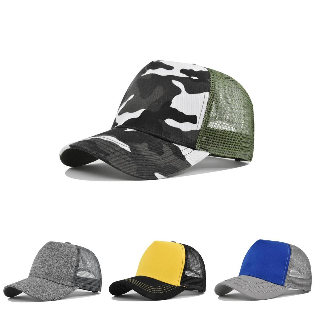 Cl761-1 Black Cotton Baseball Cap Breathable Sun Hat Adjustable Size For Men And Women