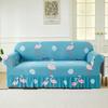 Full Wrap Stretch Milk Silk Sofa Cover Anti-Slip Skirt Style Sofa Protector Nordic Home Furniture Elastic Fitted Sofa Cover
