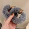 New Soft Plush Hair Rope Korean Thick High Elastic Bear Hairband Braiding Hair Accessories Ponytail Headwear Scrunchies