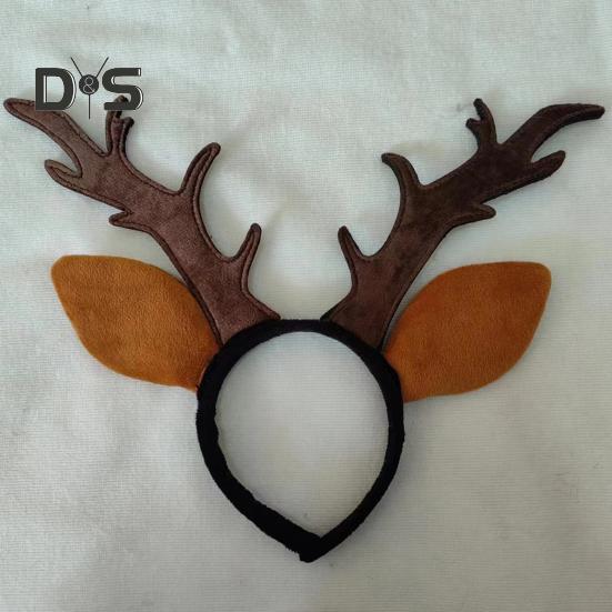 Bentiță cu Coarne de Cerb Femei Coarne și Urechi de Ren Accesoriu de Păr pentru Crăciun Halloween Cosplay Articole de Petrecere