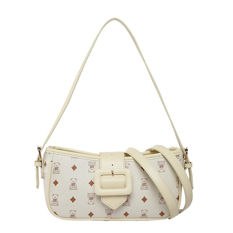 High-end printed women's bags, new trendy niche fashion armpit bags, high-end versatile shoulder messenger bags