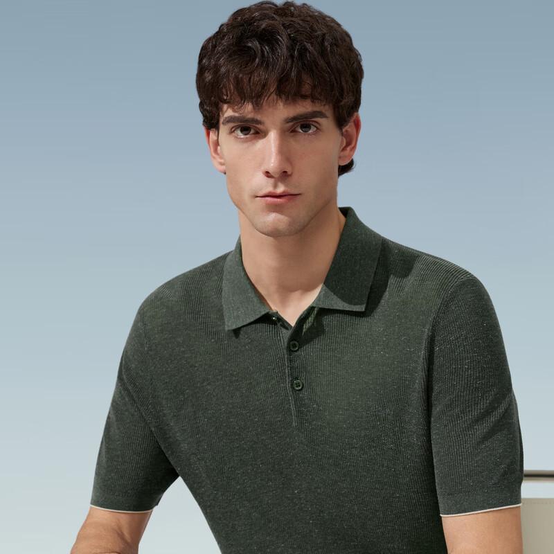 Judger Men's Tencel Linen Polo Shirt