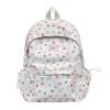 Schoolbag Star Print Student Bag Fresh and Sweet Student Bag Leisure Travel Backpack Travel Commuter Student Backpack