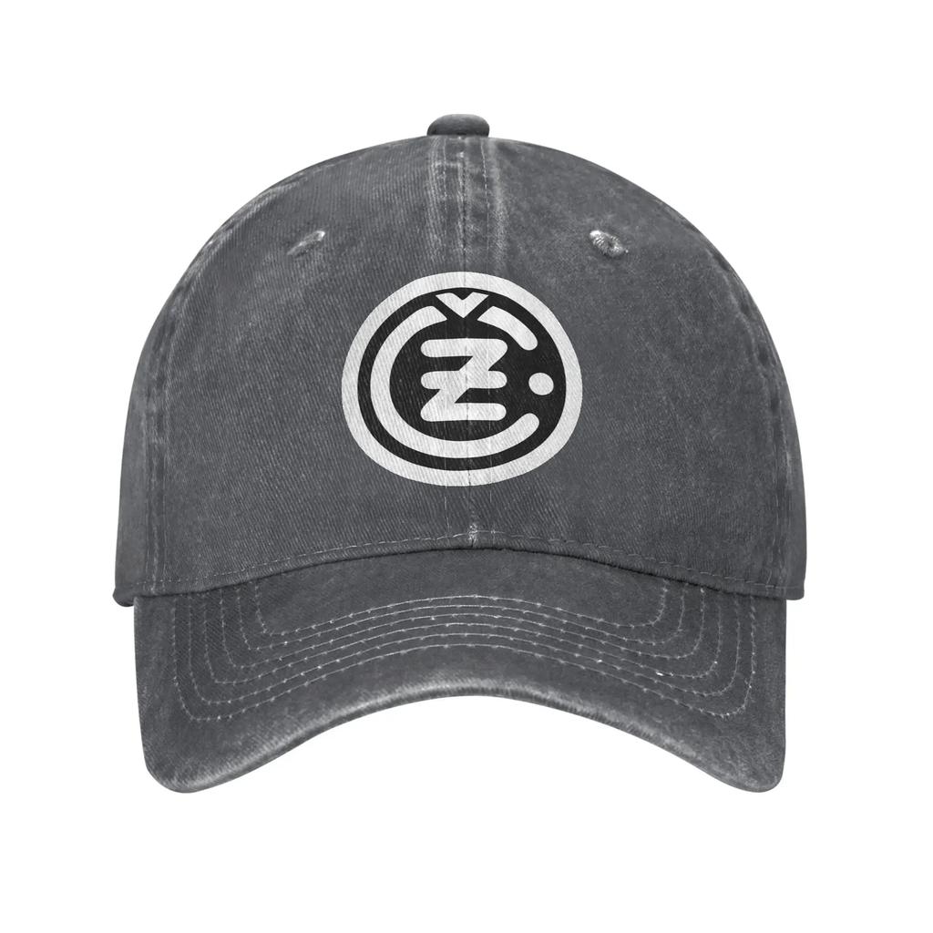 White CZ Guns Logo Denim Cap Casual Baseball Caps Adjustable Hat Summer Unisex Baseball Hats