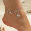 1PC Women's Fashion Flower Pendant, Foot Chain, Jewelry Accessory, Suitable for Date, Party, Festival Gift -6051