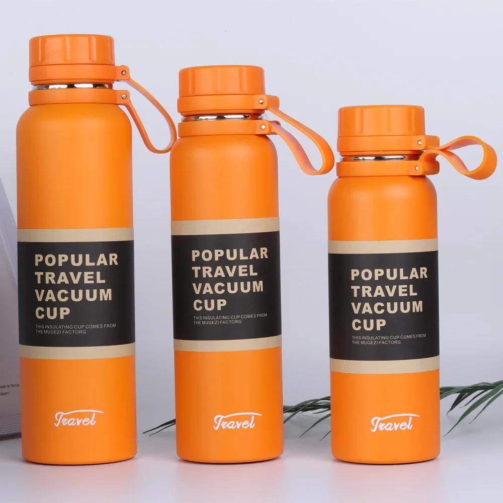 650ML 850ML 1100ML Thermos dublu din oțel inoxidabil Sport Balon vidat alpinism în aer liber Fitness Sticla termică ceai cu izolație