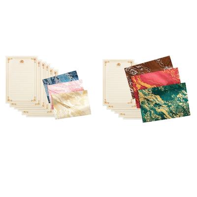 1 Set Chinesische Stil Schreibwaren Papier und Briefumschläge Set Retro Briefpapier mit Briefumschlägen Schreibpapier für Geschenkkarten