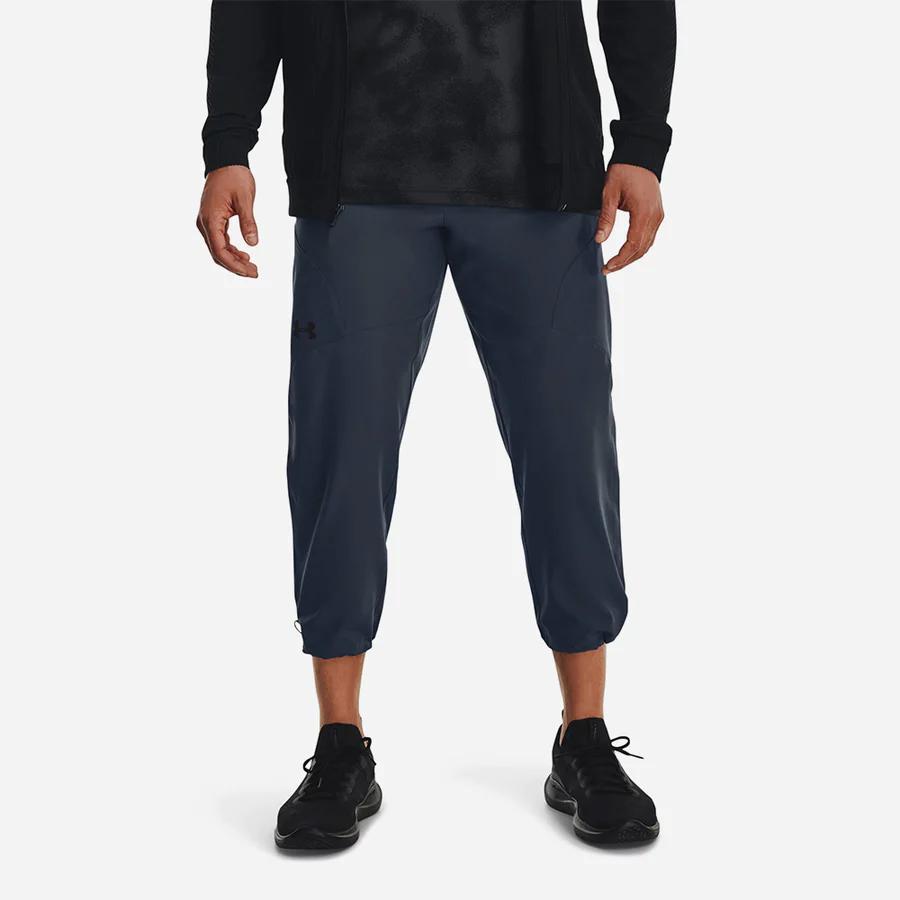 Under Armour Pantalon en maille court droit taille moyenne inarrêtable Homme Gris 1370986-044