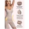 Plus-size Postpartum Shapewear Hip-lift Midriff Corset Seamless Crew Neck Strap Bodysuit
