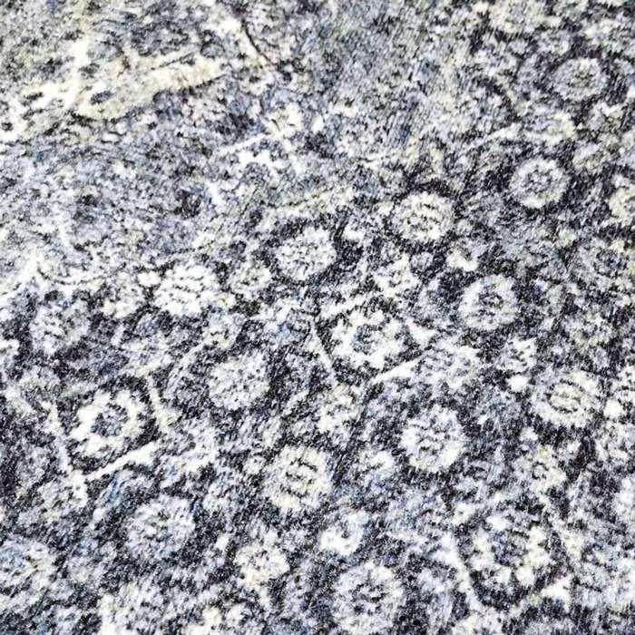 Tapis salon vintage oriental doux bleu 120x170