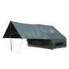 Army Green 6.3m² Inflatable Camping Tent with Canopy - Waterproof, Ideal for Overnight Camping