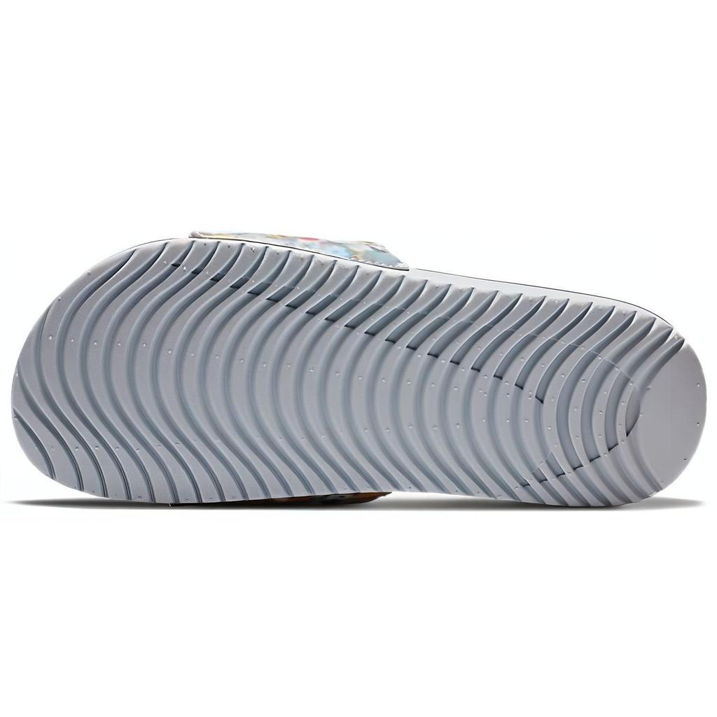 Nike Kawa Floral Comfortable Casual Non-Slip Kids Slippers Kids Slippers White Pink CN8623-001