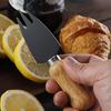 Rubber Wood & Stainless Steel Cheese Knife Set with Butter Spreader and Table Knife