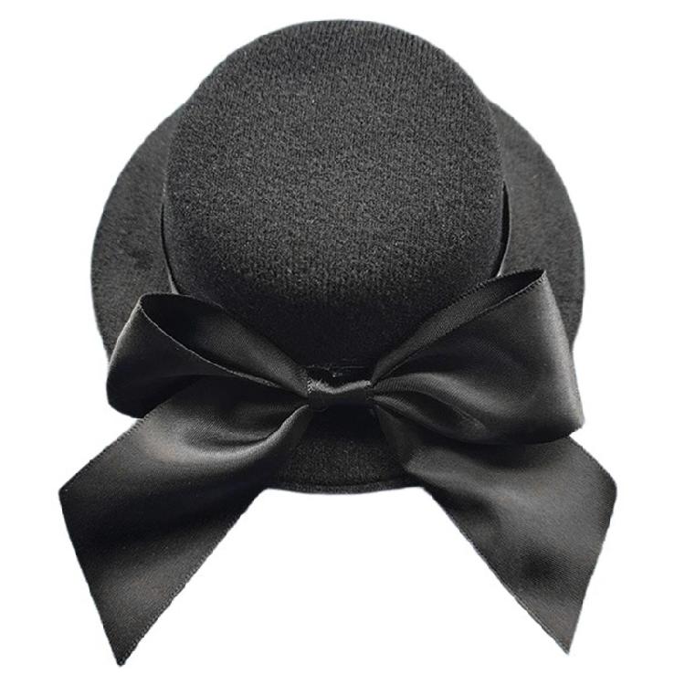 Fascinator Hat Shape Hair Clip Wedding Photography Camping Hairpin for Teen Girl Spring Picnics Taking Photo Hair Clip