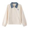 Betu Women's Casual Loose POLO Collar Sweatshirt