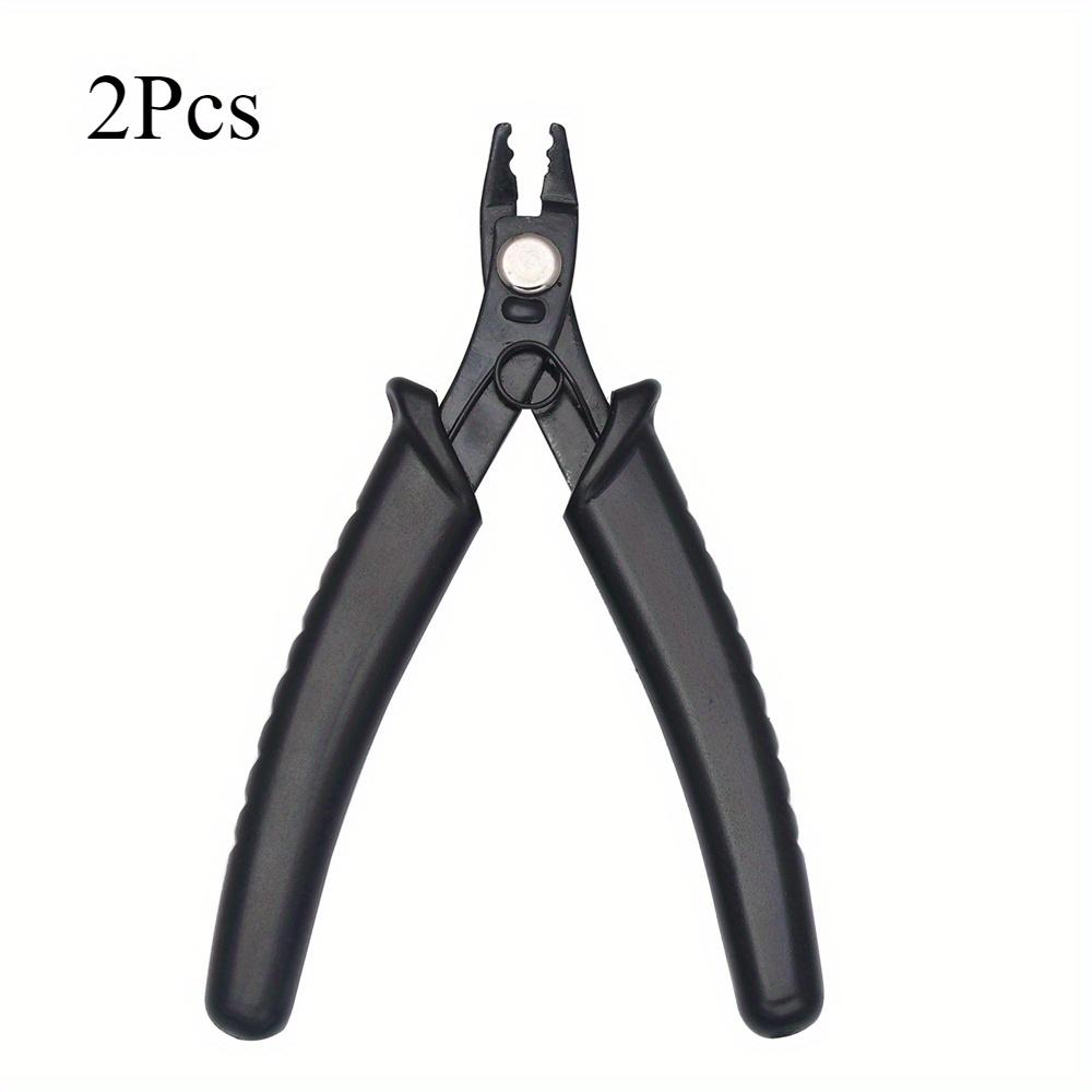 

2 шт. Инструменты для обжима ювелирных изделий для изготовления браслетов, кусачки для проволоки для изготовления серег своими руками, аксессуары, плоскогубцы для изготовления и ремонта ювелирных изделий 2Pcs чёрный