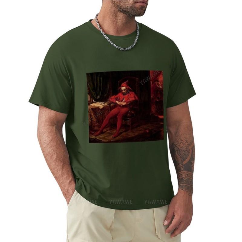 man tshirt STANCZYK - JAN MATEJKO T-Shirt cat shirts korean fashion blank t shirts t shirts for men black cotton t-shirt