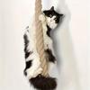 Katzen Decken Kletterseil Baum Wandmontiert Sisal Kratzbaum für Katzen Langlebige Haustiermöbel Krallen Schleifen Training