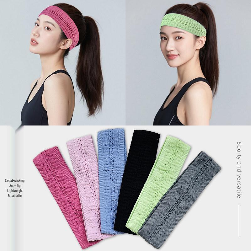 Breathable Quick-Dry Sweat-Wicking Sports Headband for Yoga, Running, and Cycling