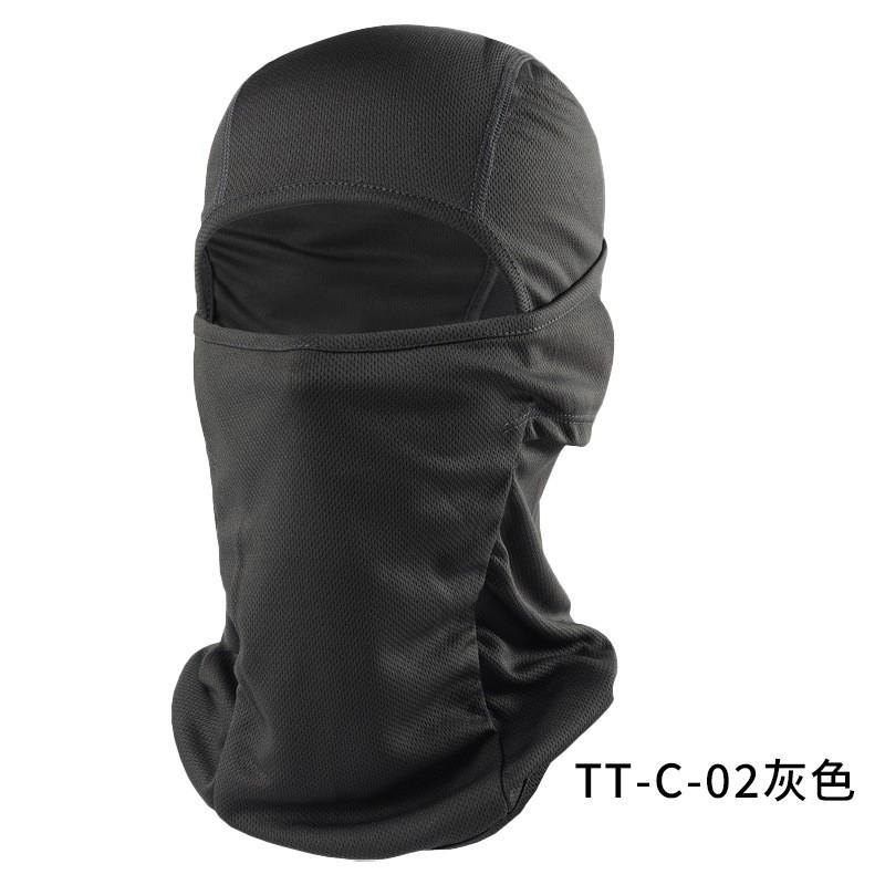 Summer riding headgear moisture wicking motorcycle sunscreen mask breathable quick drying face protection lining