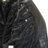 HARLEY DAVIDSON 90s Old leather Double riders jacket XXL black Big Size Men's Used