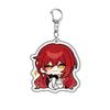 Acrylic Keychains Honkai Star Rail Tingyun Elysia Asta Herta Jing Yuan March 7th Yanqing Key Chain A String Bag Backpack Pendant