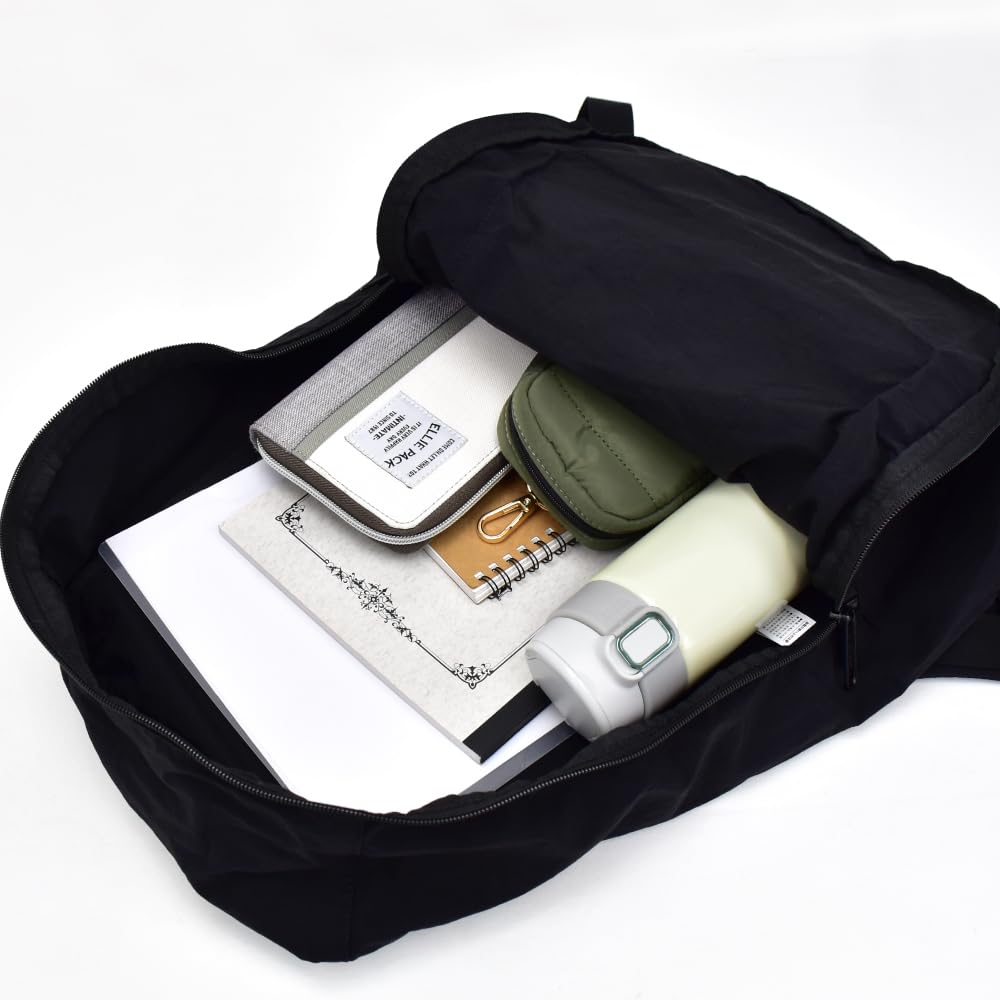 AVVENTURA RKT-30706 Lightweight and Foldable Backpack, Black